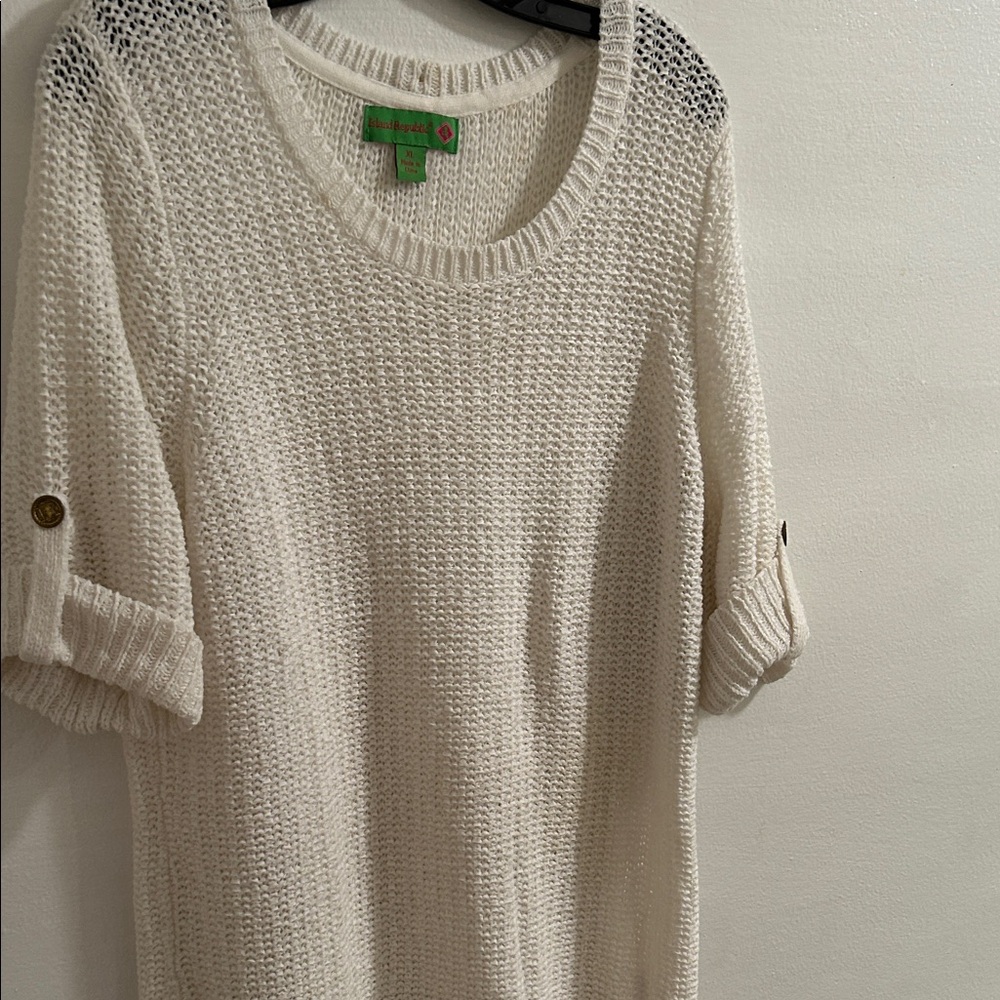 Island Republic Cream Knit Sweater